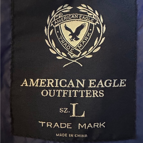 American Eagle Pink Puffer Jacket- Large women’s - Picture 9 of 10